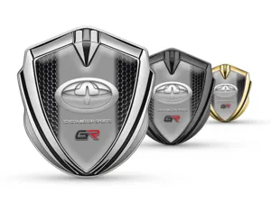 Toyota Emblema Silicona Insignia De Carrera Facha Lustrosa Cima